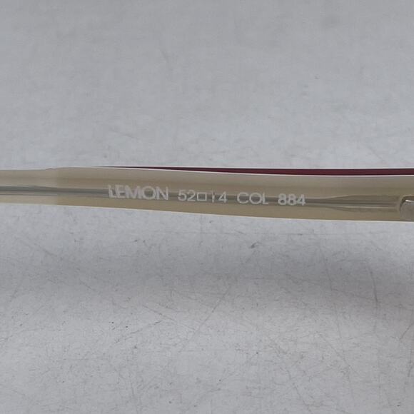 Face a Face Lemon COL 884 Womens Eyeglasses‎ Frame Red Gray Cat Eye 52-14-135 main image 4